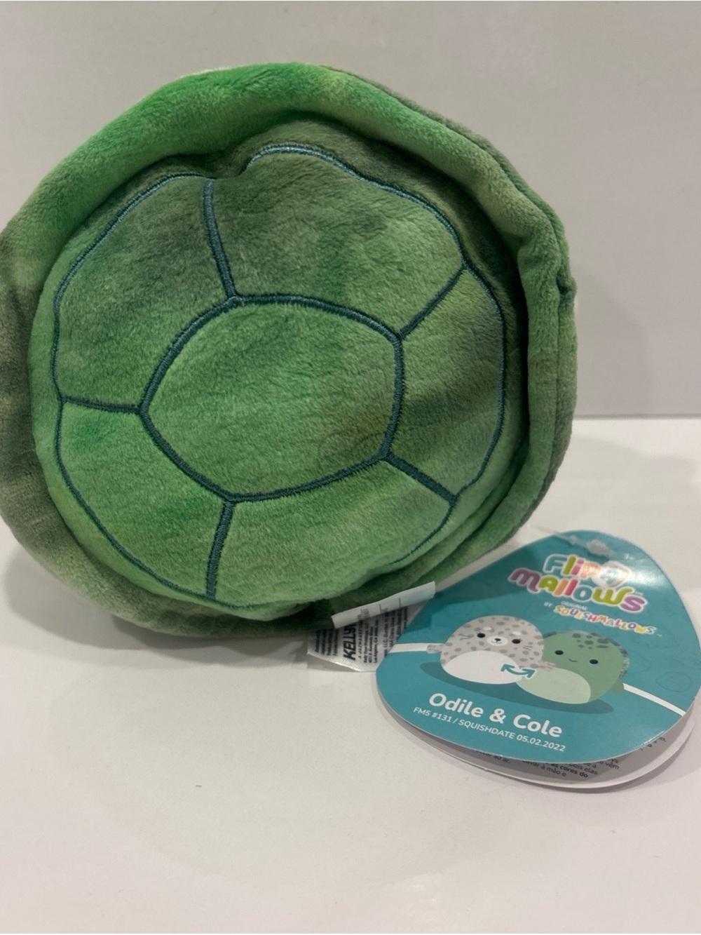 Squishmallows FlipAMallows Odile Grey Seal and Cole Teal Turtle - Medium NWT - Picture 3 of 4
